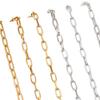 Non-fading Stainless Steel Cross & Oval Chain DIY Accessories