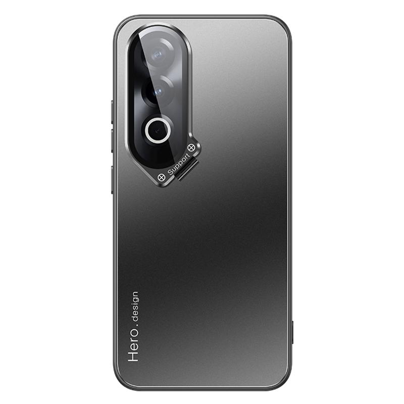 

For OnePlus Ace 3V 5G Case with Lens Kickstand Shockproof PC+TPU Phone Cover Black