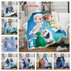 Prinzessin Elsa Flanelldecke Weich und Gemütlich Cartoon-Druckdecke Für Kinder Größe 150*200