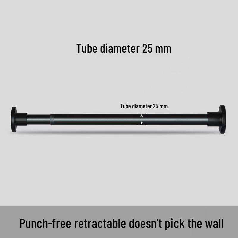 Adjustable Punch-Free Rod for Curtains, Clothes, and Shower