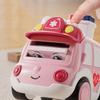 Toddler Press And Go Vehicle Cartoon Baby Mini Ambulance Police Car Fire Truck Excavator Model Gift For Kids Toys