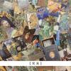 100pcs/Box Vintage Paper Kraft Cardstock Scrapbooking/Card Making/Journaling Project DIY Diary Decoration LOMO Card Van Gogh