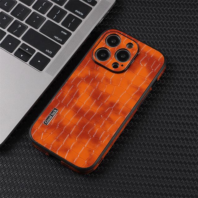 

Винтажный противоударный чехол с текстурой крокодила для Iphone 14 13 12 Mini 11 Pro Max Plus X Xs Xr 7 8, роскошная кожаная броня Defender Funda For iPhone 14 ProMax