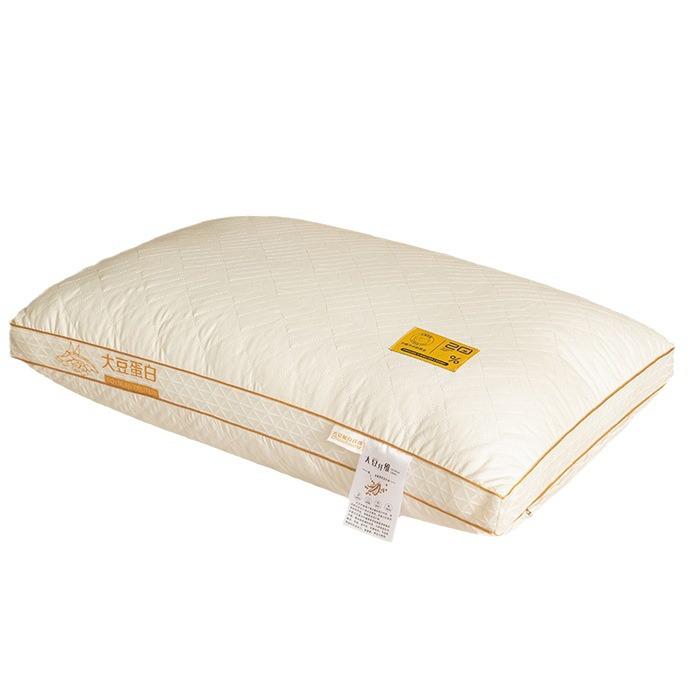 Hotel Feather Velvet Pillow: Breathable, Washable, Neck Support for Adults