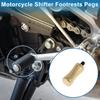 Brass Motorcycle Shifter Footrests Pegs for HARLEY-DAVIDSON 883R Cylinder Shift Foot Rests Peg Footboards Brass Iron 1 Pc