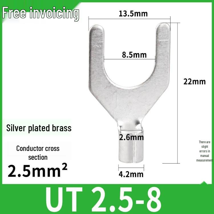 Silver-Plated Brass Terminal Block: Round, U, Y, Fork Type Lug SNB/RNB Open Barrel
