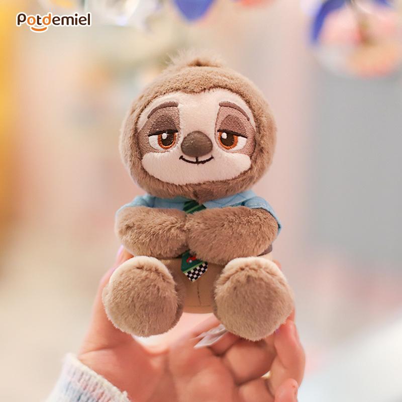 Novo Pote de Mel Potdemiel Fofo Judy Nick Pelúcia Mochila Pingente Decorativo Boneca de Filme Presente de Aniversário.