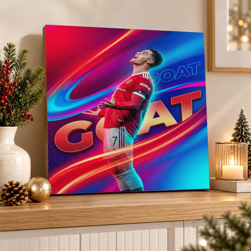 Kit Pittura Diamante Cristiano Ronaldo 5D Trapano Completo Fai da Te Mosaico di Diamanti Arte Murale Decorazione per la Casa