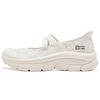 Sapatos Plataforma Mary Jane Femininos Modernos D'Lux Slip On Macios Respiráveis Branco 159286-OFWT
