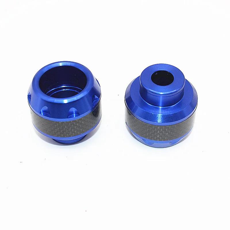 Universal Motorcycle Wheel Protection Crash Pad Cups Alloy Motorbike Crash Protectors Motocross Falling Front Fork Slider Cups