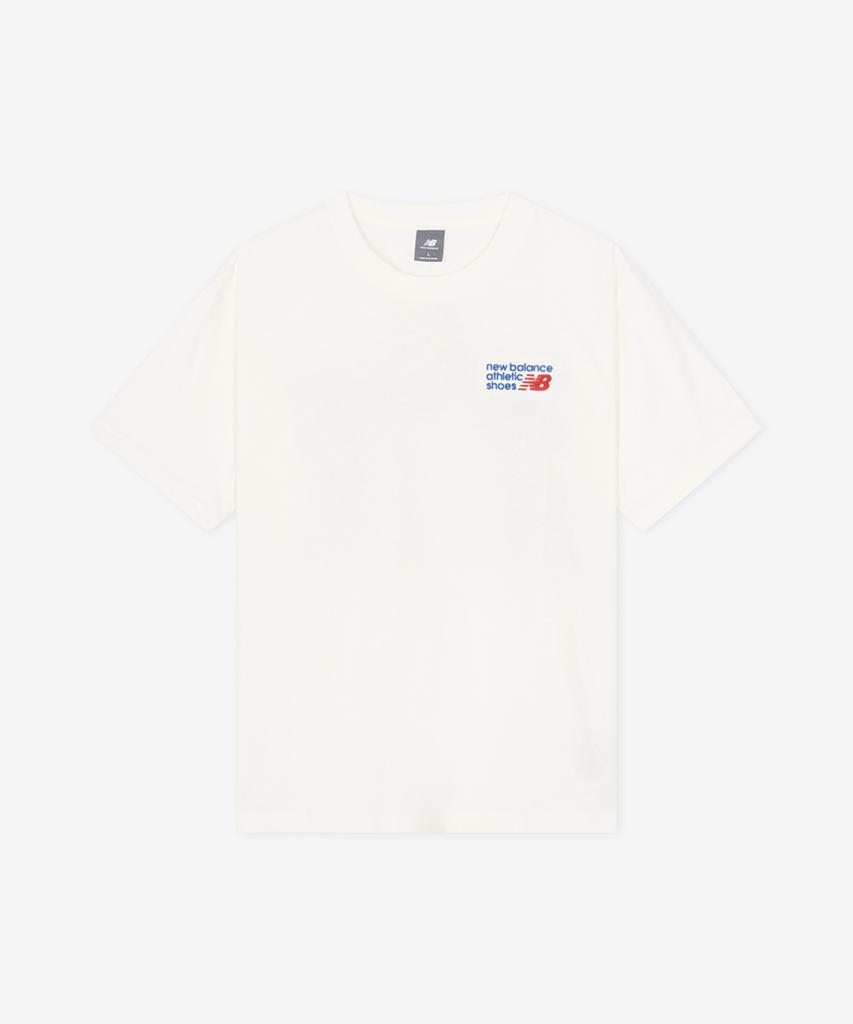 Nyuballanseu Nbneg32823 / Uni Essential Classic Lettering Short Sleeve T-Shirt (White)