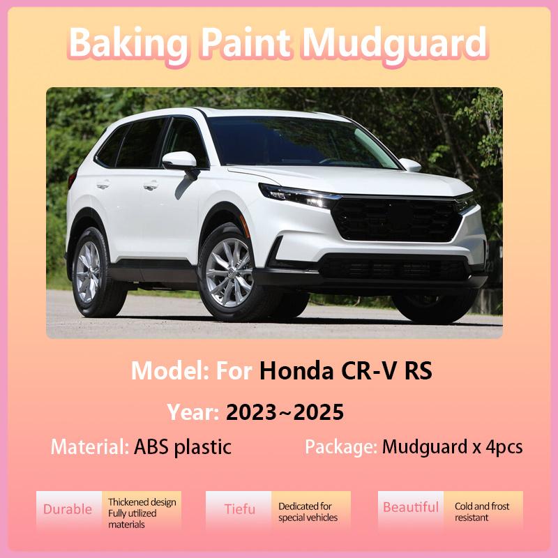 Baking Paint Car Mudguard For Honda CR-V RS 2023 2024 2025 CRV Anti-splash Mudflaps Fender Mud Flap Guard Auto Tools Accessories
