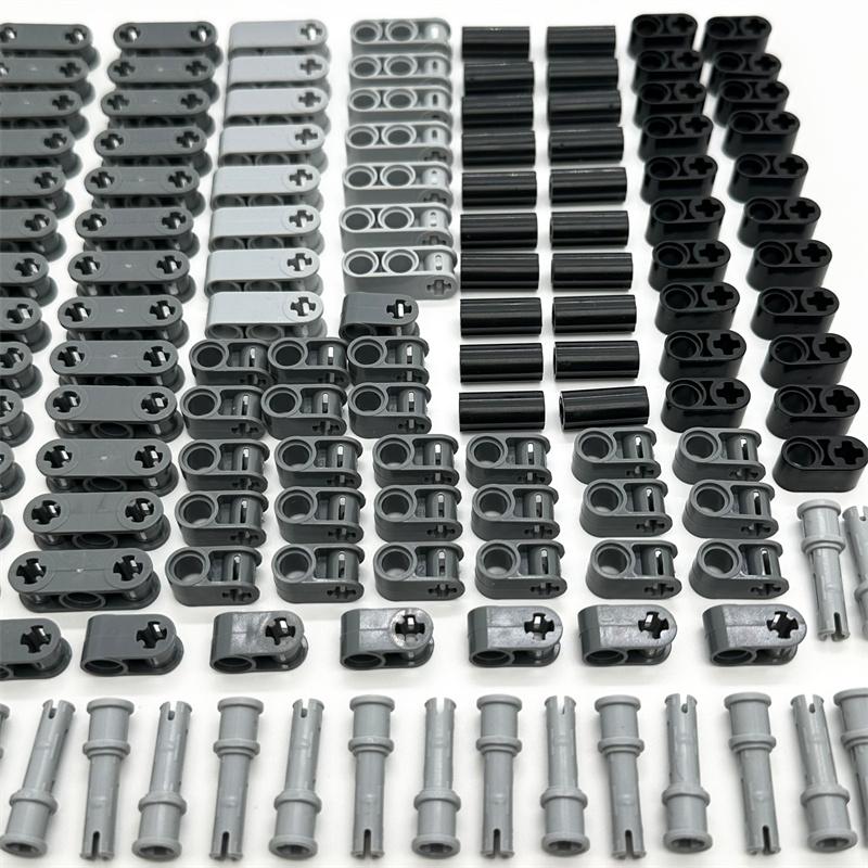 Technisches Rad Reifen Stifte Platte Set Bausteine Kompatibel 42003 32184 32054 Enlighten MOC Montage Partikel Ziegel Spielzeug