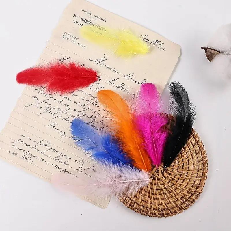 Vivid Artificial Feathers for Crafts Jewelry Design Durable Multi-Colored Feathers for Art Projects Decorations Hats Accessories