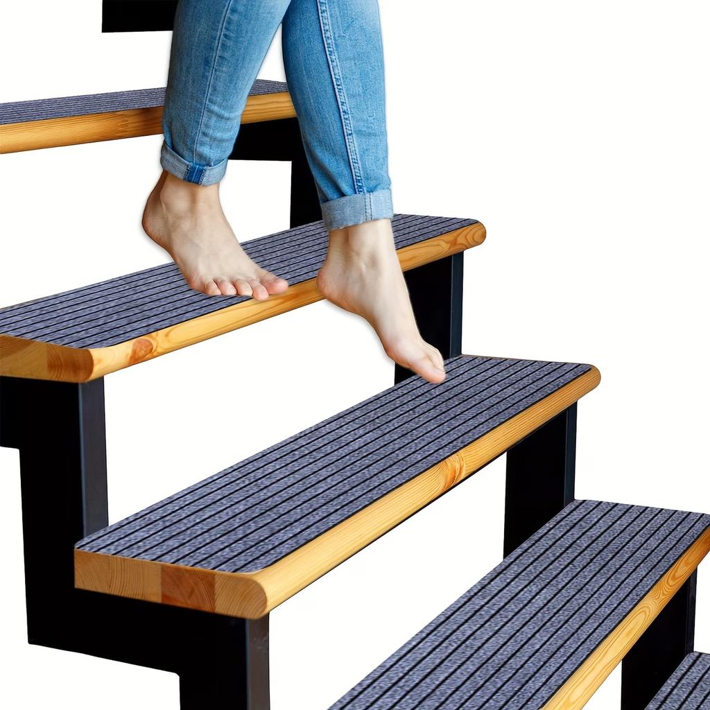 1PC Stair Tread Carpet Mats Self-adhesive Floor Mats Door Mats Step Staircase Non Slip Pads Protection Cover Pads Home Decor
