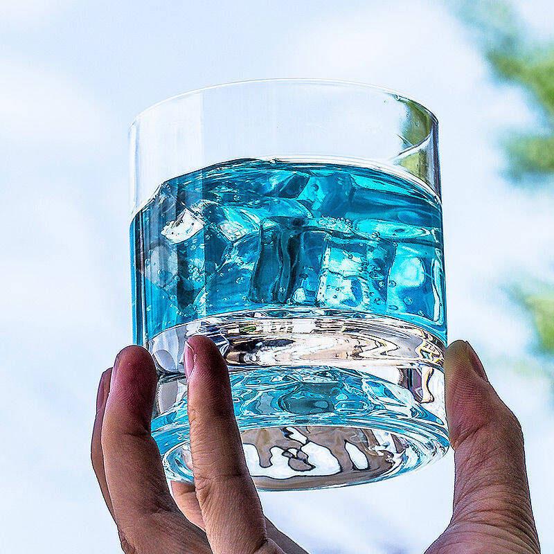 250ml Transparentes Glas Niedriges Glas Whisky Eisglas Dickbodig Verbrühschutz Bar Weinglas Tägliches Trinkglas Schluckglas Geschenk