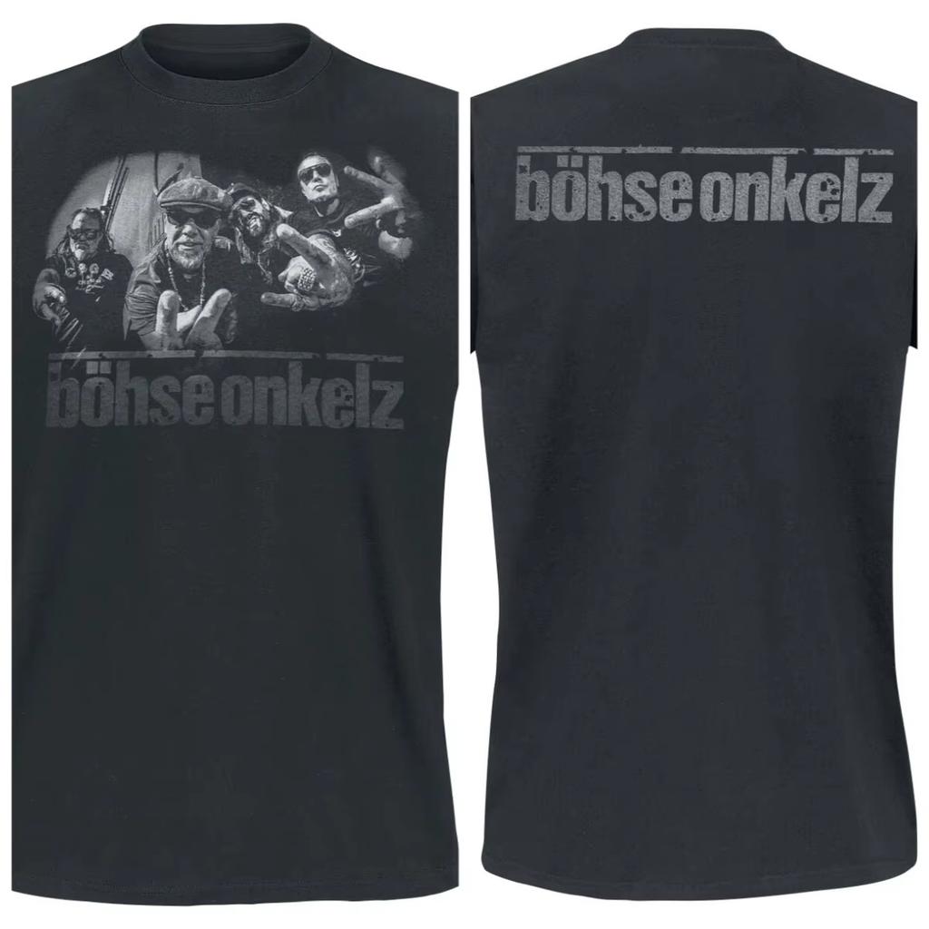 Hot Sale  Y2k Casual Cotton Tees Gehasst Verdammt Vergöttert II Peripheral Oversized Tops Böhse Onkelz 40 Year Streetwear Casual Clothing Tee Top
