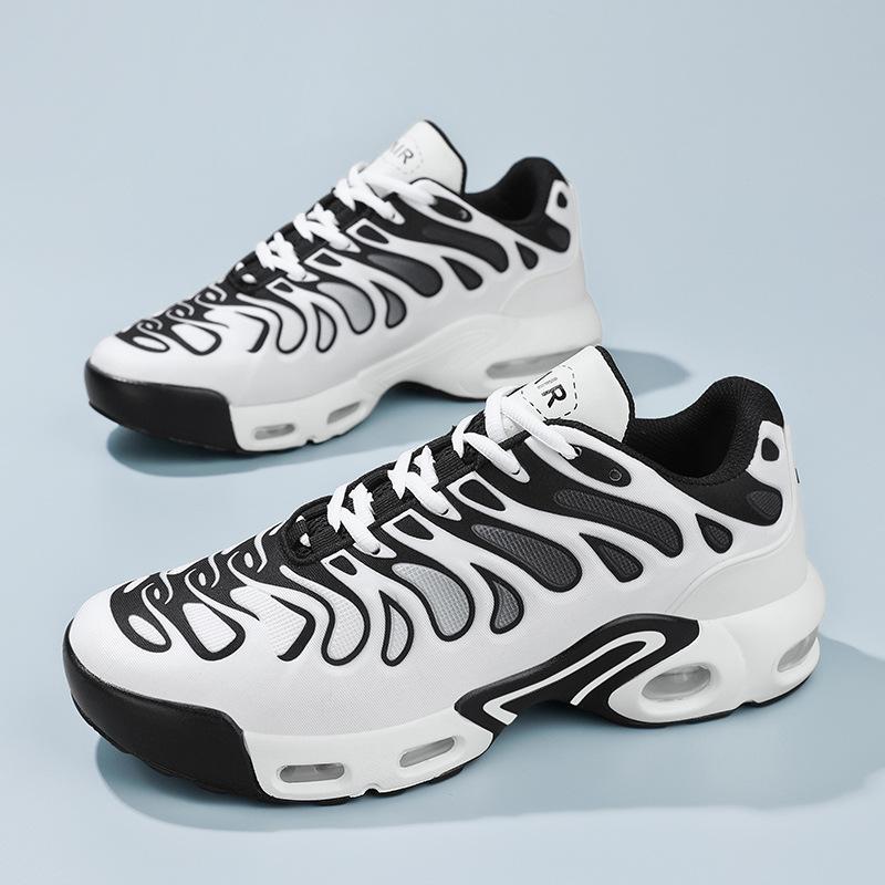 Herren-Sport- und Freizeitschuhe in Übergröße mit dicker Sohle, Fliegenstrick-Luftpolster-Reiseschuhe, Laufschuhe, Herren-Mesh-Paarschuhe