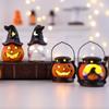 Ceramic Pumpkins Night Light Hollowed Pumpkins Lamp Halloween Decoration For Indoor and Outdoor Party Tabletop Display