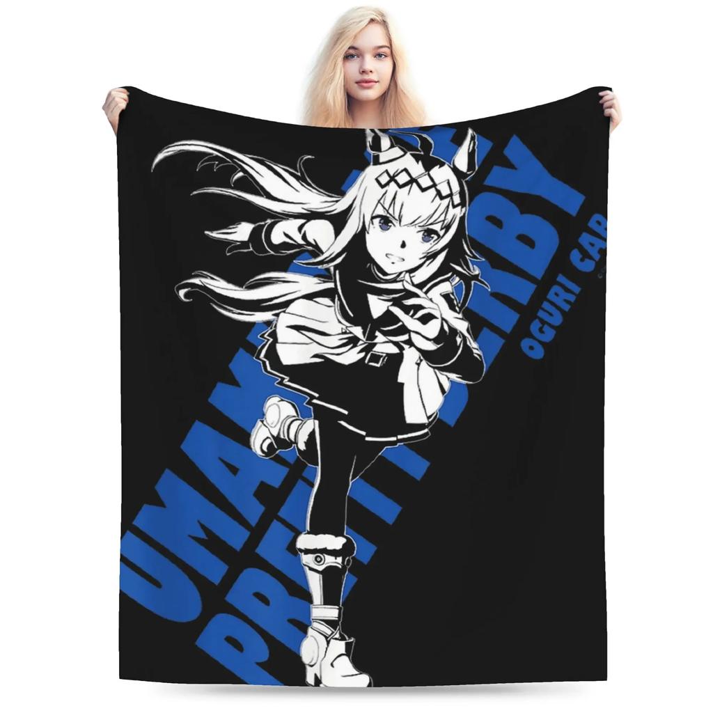 Uma Musume Pretty Derby Blanket High Quality Warm Throw Blanket for Winter Kids Couch Chair Sofa Bed Graphic Bedspread