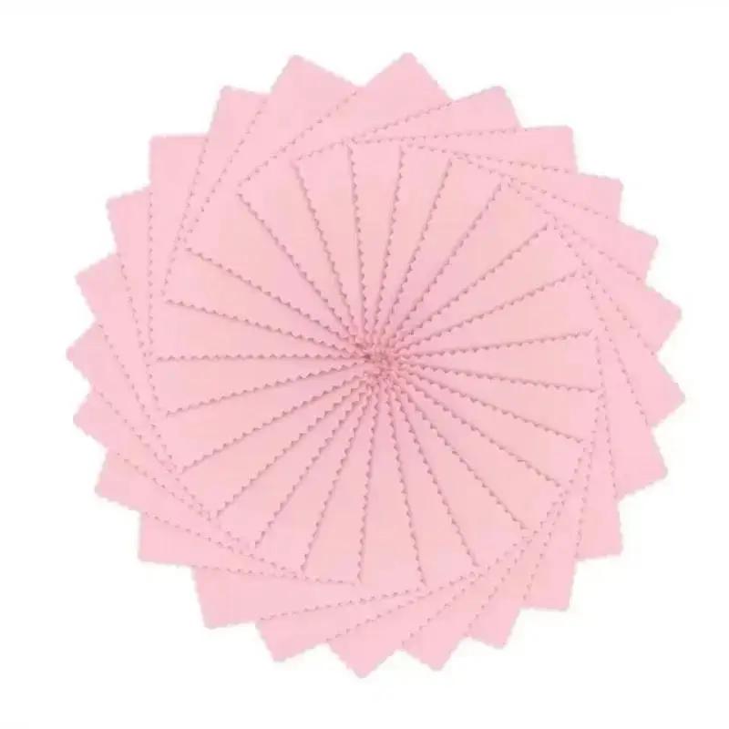 

50 ШТ. Гладкая безворсовая ткань для чистки линз очков, листы для полировки ювелирных изделий, золота, серебра, товары для дома, стекла, не оставляющие следов