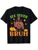 Six Seven Bruh 6 7 Unisexe Turkey Thanks Giving TShirt