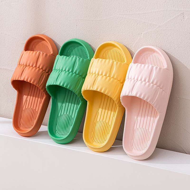 

New indoor home slippers, summer men s and women s lightweight foam towing home couple cool slippers Shoe mark 36/37 [Recommended 35-36 feet]