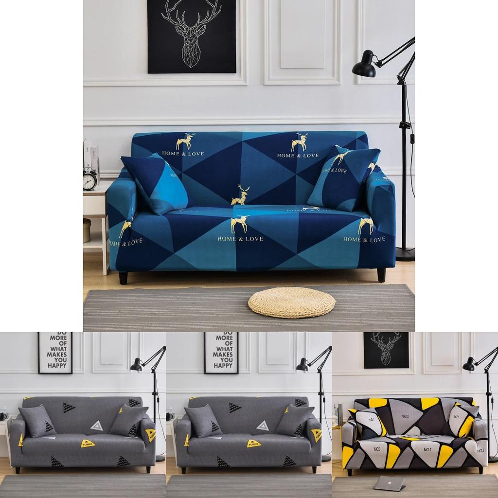 Soft And Wrinkle Resistant Stretch Slipcover For 1-4 Seater Sofa Home Protection