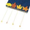 4Pcs Fall Leaves Metal Bookmarks with Chain Pendant Novel Fiction Page Marker Page Divider for Book Lover Teacher Adult