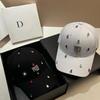Dawang Color Rhinestone Baseball Cap Spring And Summer Hard Top Stylish Face Cap Sports Cap