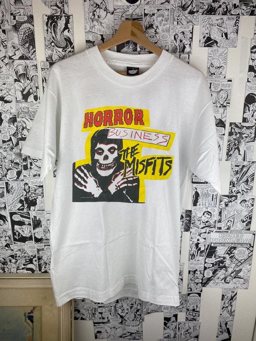 Misfits Horror Business vtg white short sleeve t-shirt S-5XL QT7813 XL
