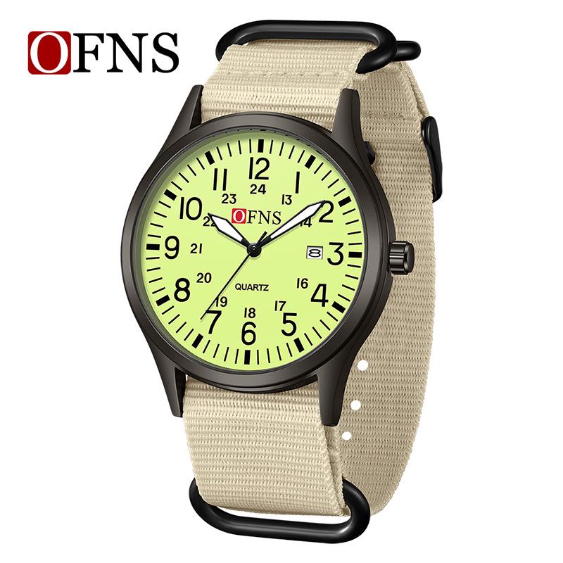 

Oufanni Nylon Waterproof Quartz Digital Watch - Men s & Women s Fashion with Calendar