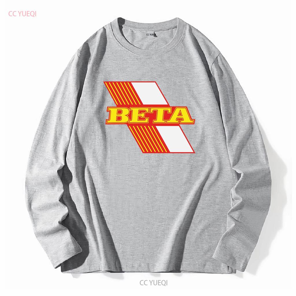 Beta Motorcycle Enduro RR Retro Italian MX Trial T Shirt Style Long or Short Sleeves Vintage Washed Streetwear Homme Breathable