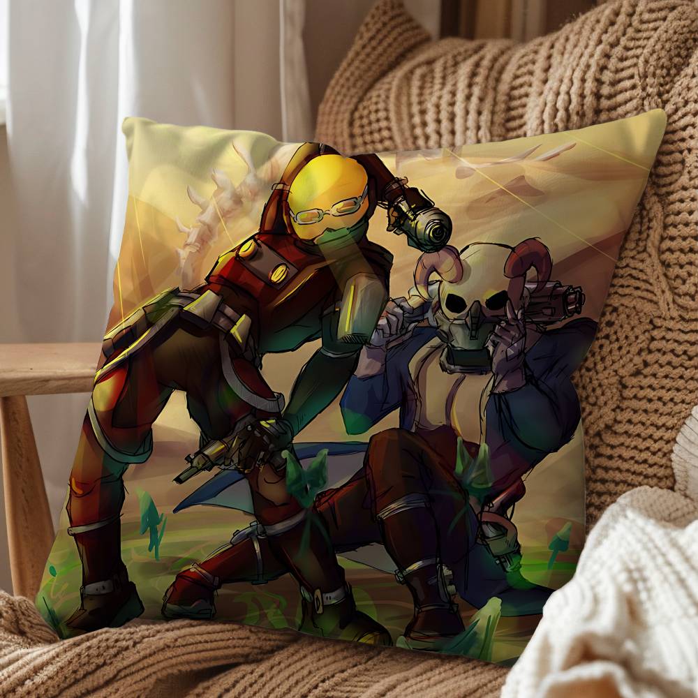 Loader game Risk of Rain Cushion Cover Suitable For Sofa Car Bedroom Office Cushions Decorative Pillow Case