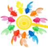 12pcs Plastic Floating Fake Goldfish with 2Net - Realistic Water Decor