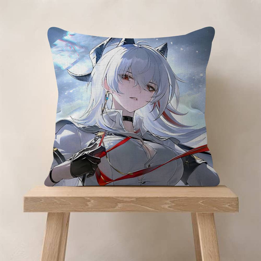 Games Wuthering Waves Pillow Cover Sofa Cushion Cover Home Room Decoration Children Gift