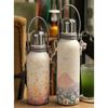 German Insulated Water Bottle, Large Capacity Thermos Cup, Stylish and High-End Design for Students, Stainless Steel Tea Brewing Cup