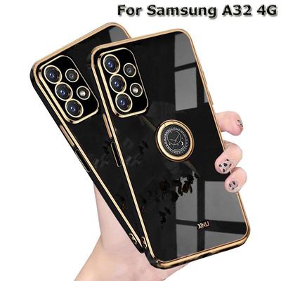 Etui na telefon do Samsunga Galaxy A32 4G z pierścieniem galwanicznym