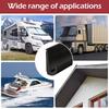 HARUMAKI Rain Gutter Car Door Drain Drip Rain Roof Rain Diversion Adhesive Flexible Trim Moulding for and Motorhomes Moulding, Tape-Type Moulding,
