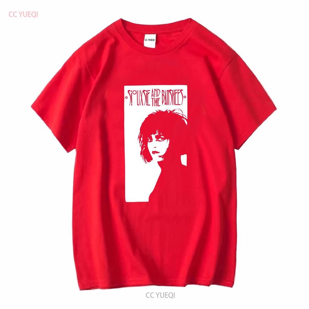 Siouxsie and Banshees T shirt long or short sleeves vintage Washed homme designer clothes Soft Stylish Top For Everyday Wear