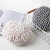 Hanging Chenille Hand Ball Absorbent Quick Drying Thickened Hand Towel Kitchen Bathroom for Adults and Babies Universal Hand Ball