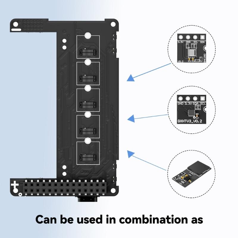 WiFi Expansion Kit Glass Touchable Screen Digital Sensory Module for Pressure Temperature Humidity Buzzer