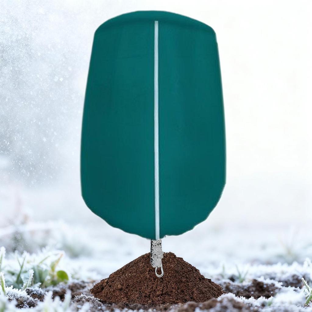 Plant Covers Freeze Protection Cold Weather Wrap Bag Outdoor Plant Blankets With Drawstring Zipper For Garden Patio Vegetable