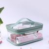 Verdickte Transparente Toilettenartikel-Tasche Wasserdichte Kosmetiktasche mit großem Fassungsvermögen Haushalts-Reise-Tragbare Organisations-Aufbewahrungstasche