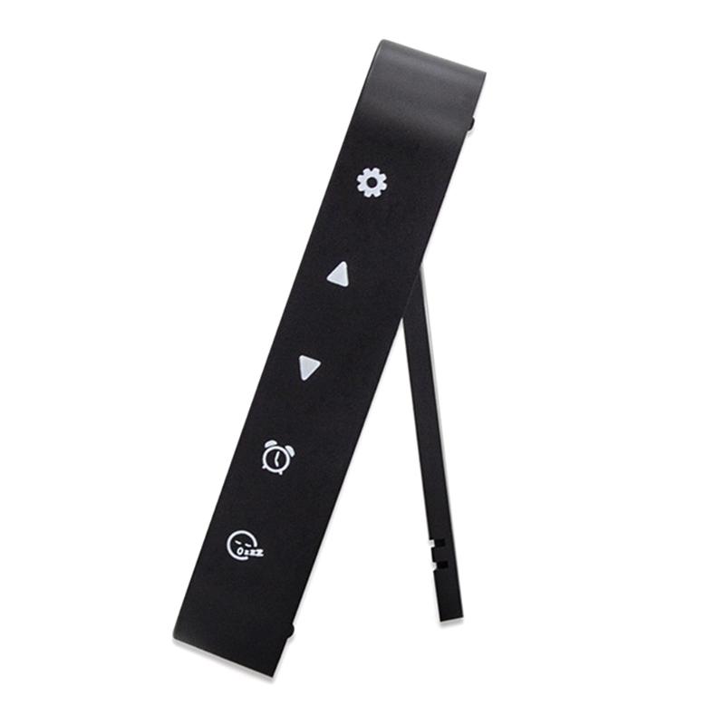 Alarm Clock Digital Wall Clocks with Date Week Indoor Temperature & Humidity Battery Operated Small Desk Clock