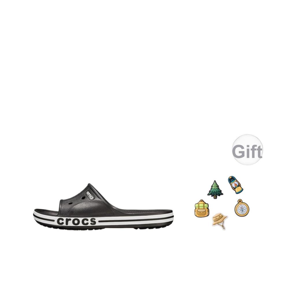 Crocs Bayaband Casual Hollow EVA Slide Sandals Unisex Footwear Black 205392-066