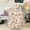 Bear Print Large Capacity Backpack Children Book Bag Cute Student Schoolbag