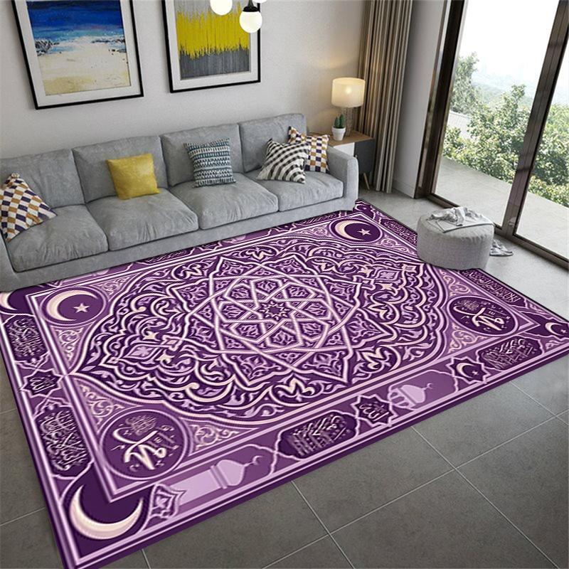2025 New Muslim Carpet Rug for Living Room Bedroom Home Sofa Decoration,Kids play Non-slip Floor Mat124