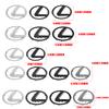 1pcs Car Steering Wheel Center Emblem Decoration Sticker For Lexus NX IS 250 RX GS UX RX300 RX350 CT200H GX460 ES LX Fsport GX