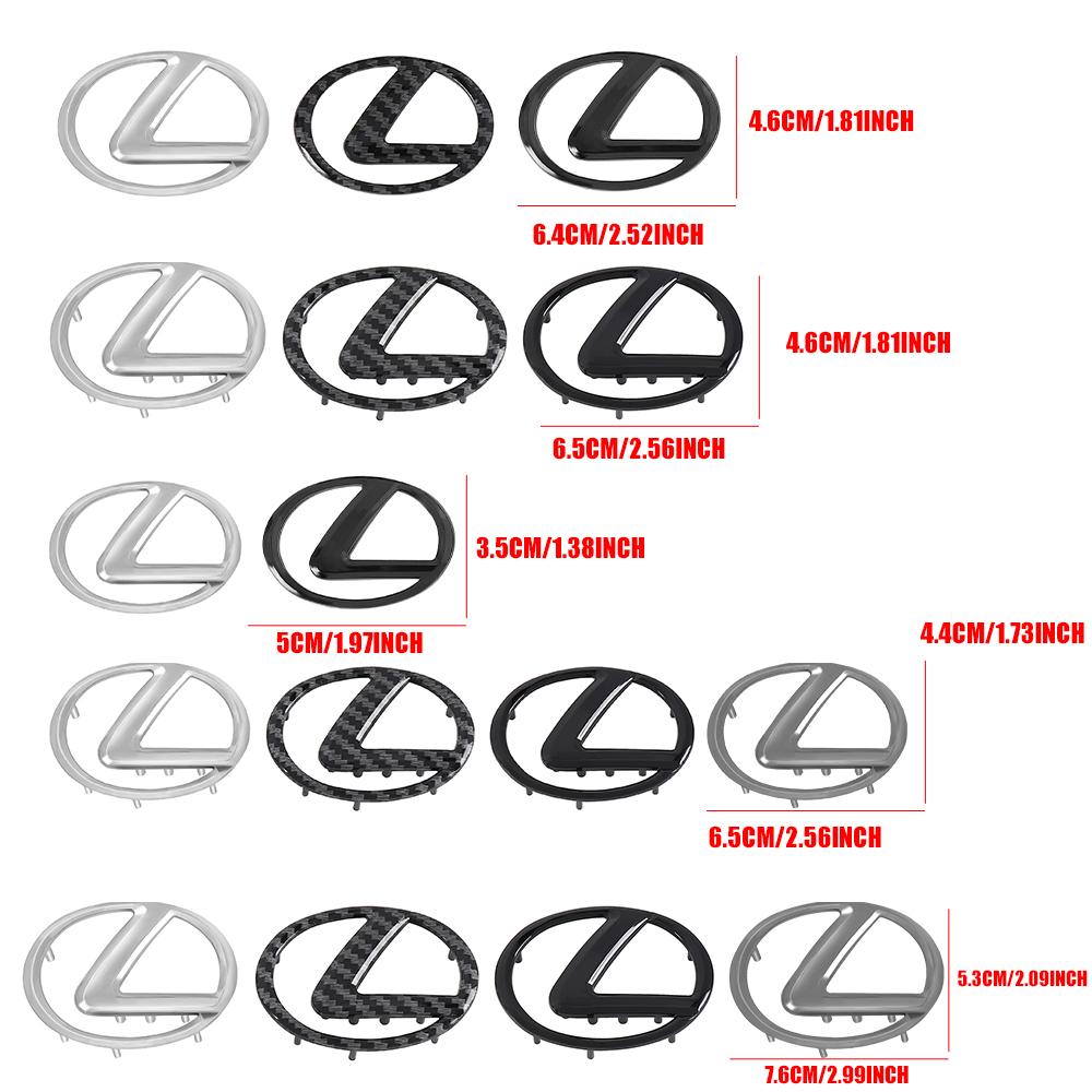 1pcs Car Steering Wheel Center Emblem Decoration Sticker For Lexus NX IS 250 RX GS UX RX300 RX350 CT200H GX460 ES LX Fsport GX
